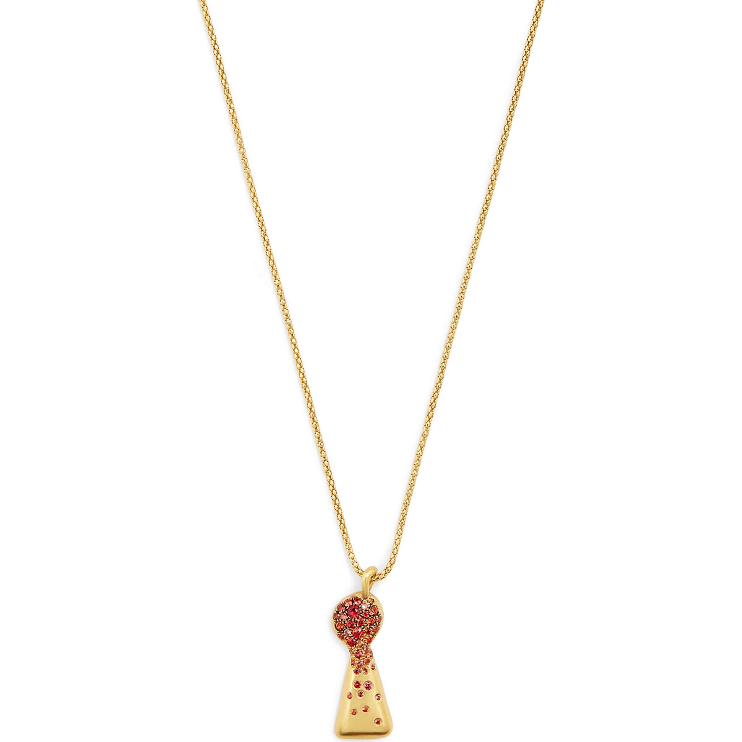 Yellow Gold and Sapphire Unlock Happiness Necklace