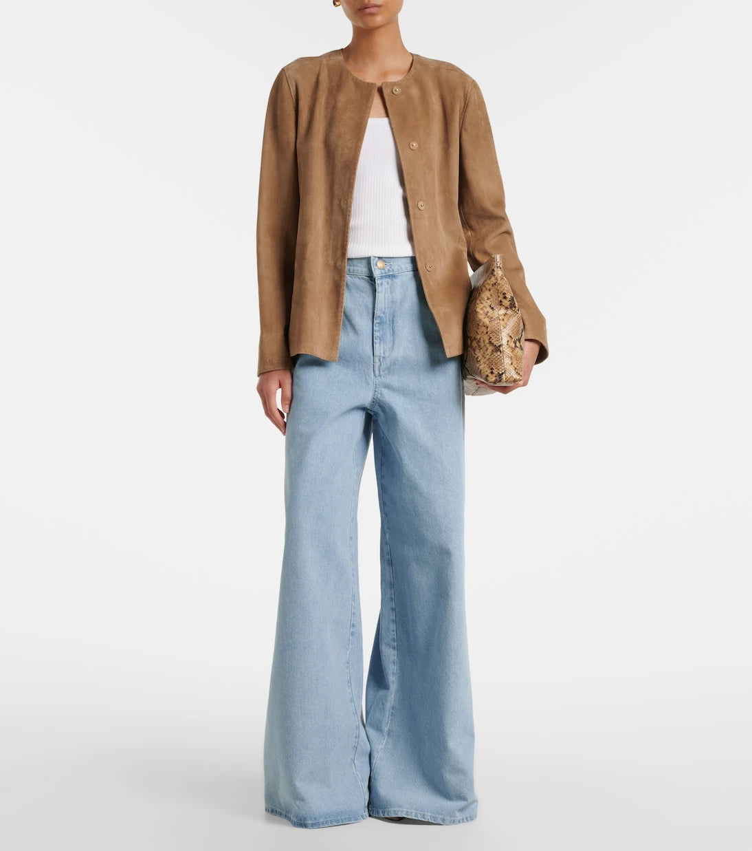 Max Mara - High-rise wide-leg jeans