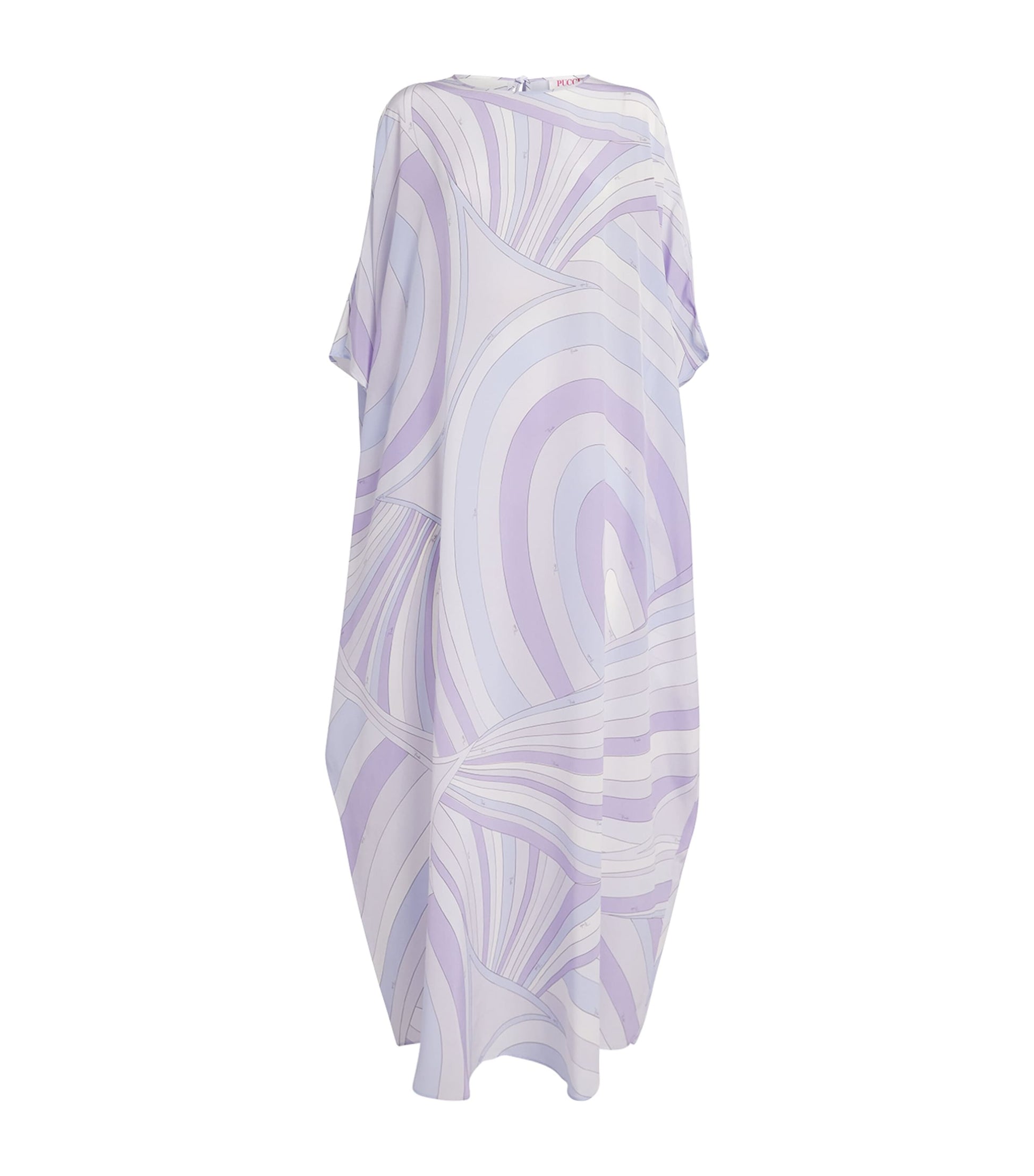 Purple Iride Kaftan Maxi Dress