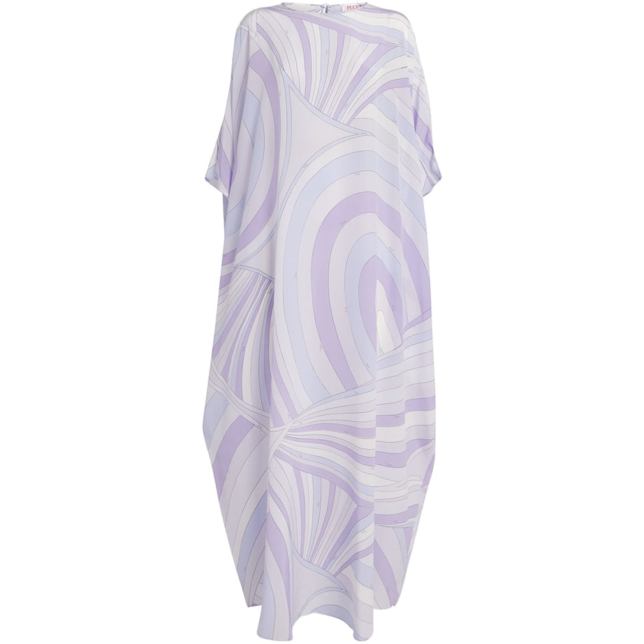 Purple Iride Kaftan Maxi Dress