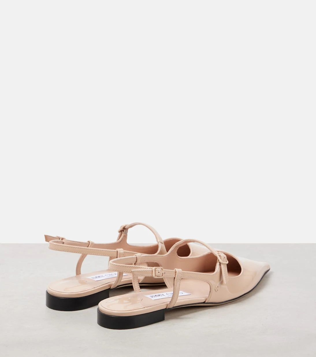 Jimmy Choo - Didi patent leather slingback flats