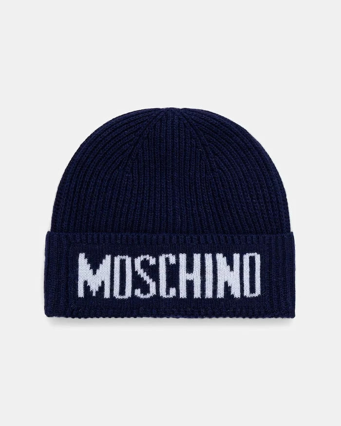 Moschino шапка мъжка с вълна