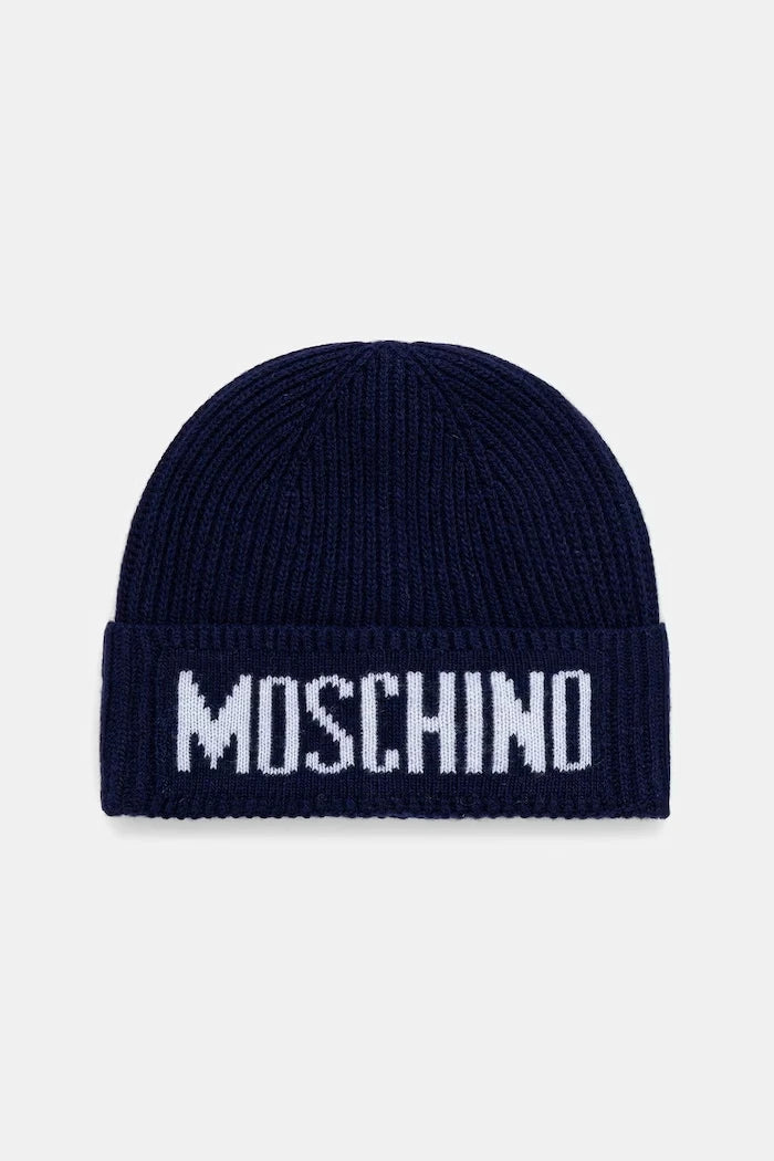 Moschino шапка мъжка с вълна