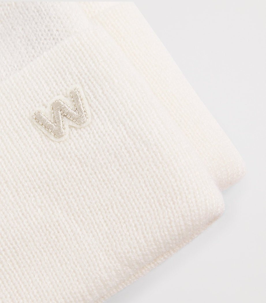 White Cashmere Beanie