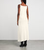 Ivory Knitted Square-Neck Dress