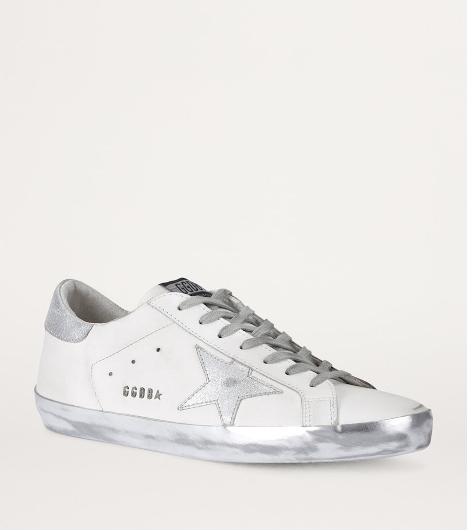 Leather Super-Star Sneakers SILVER COM