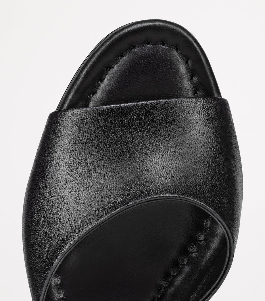 Christian Louboutin Black Jane Leather Mules 55