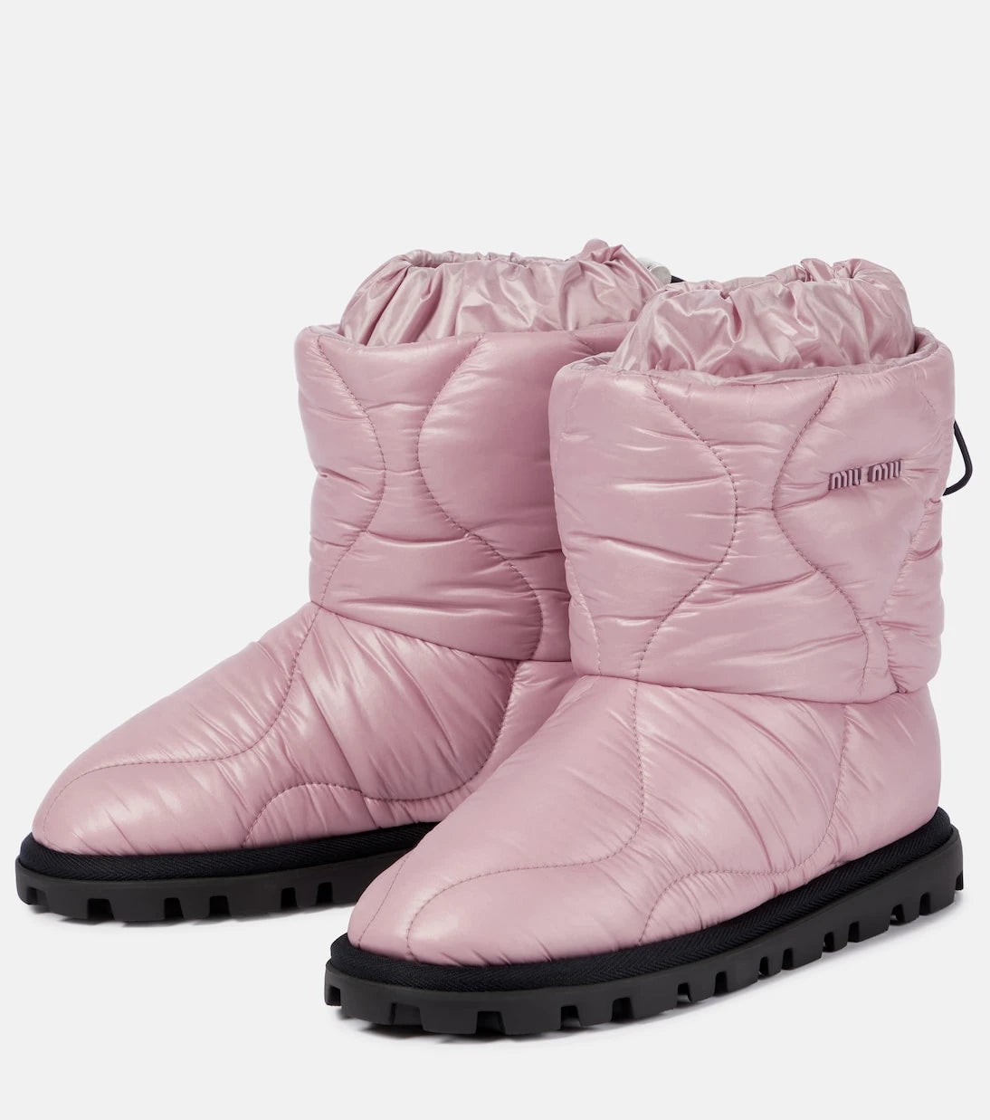 Miu Miu - Logo snow boots