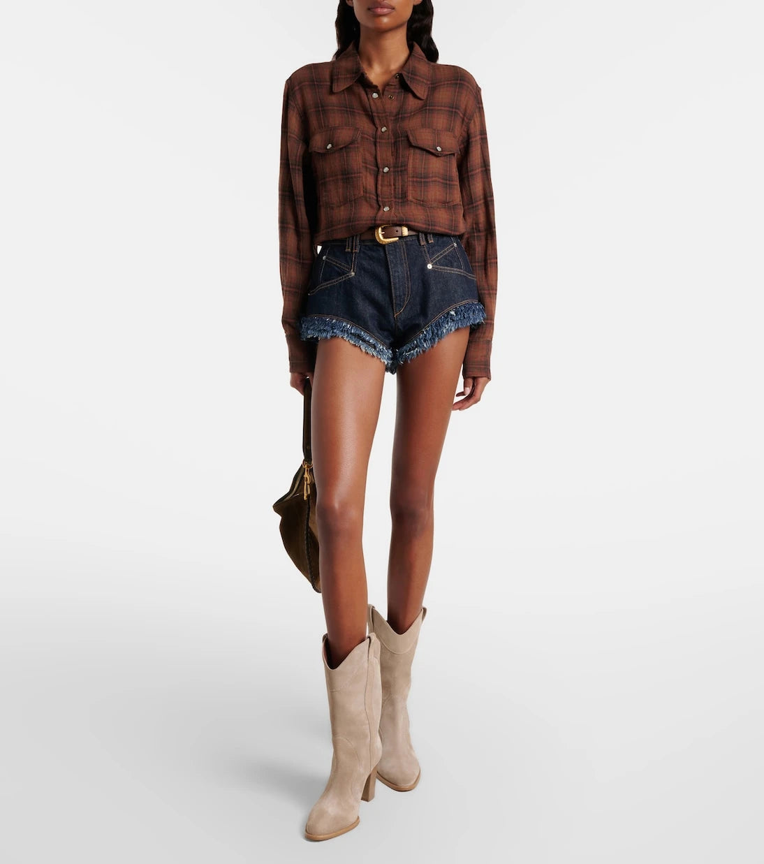 Paris Texas - Lavinia suede cowboy boots