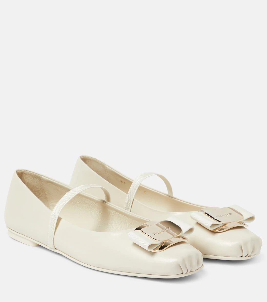 Ferragamo - Zina leather ballet flats