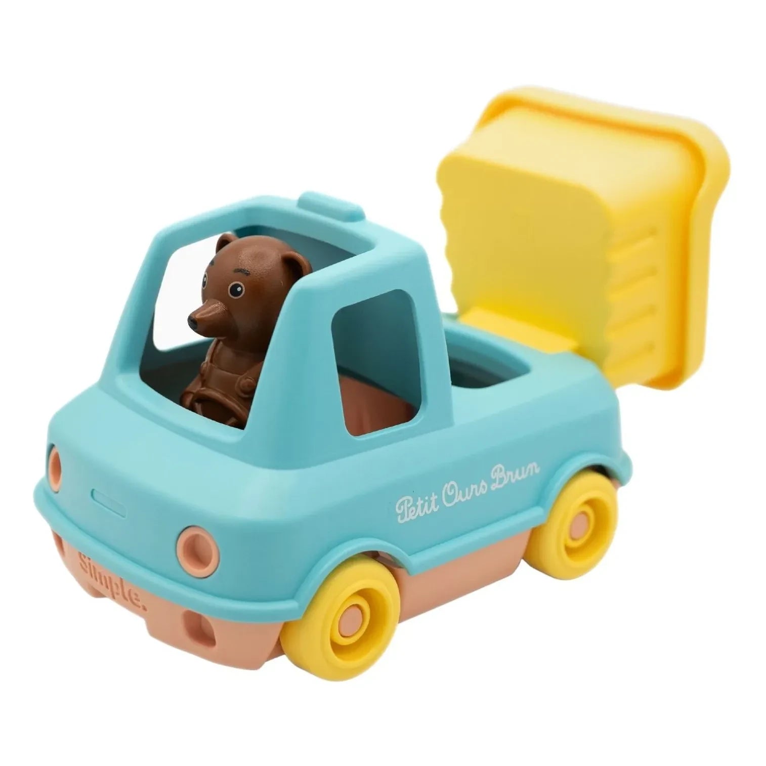 Simple - Dump truck - Single x Little Brown Bear | Blue