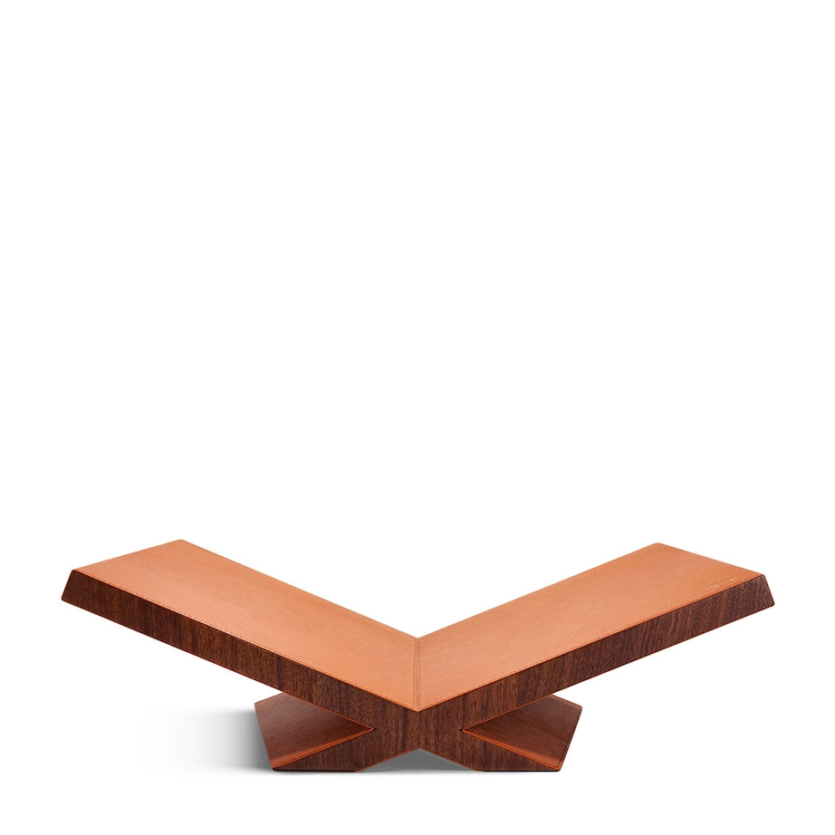 Walnut-Leather Ultimate Culture Bookstand