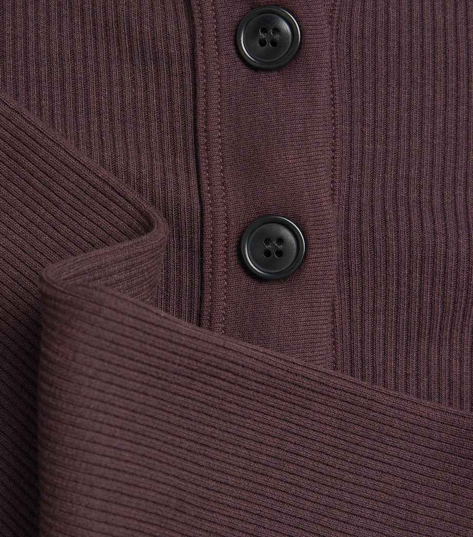 Purple Varra Henley T-Shirt