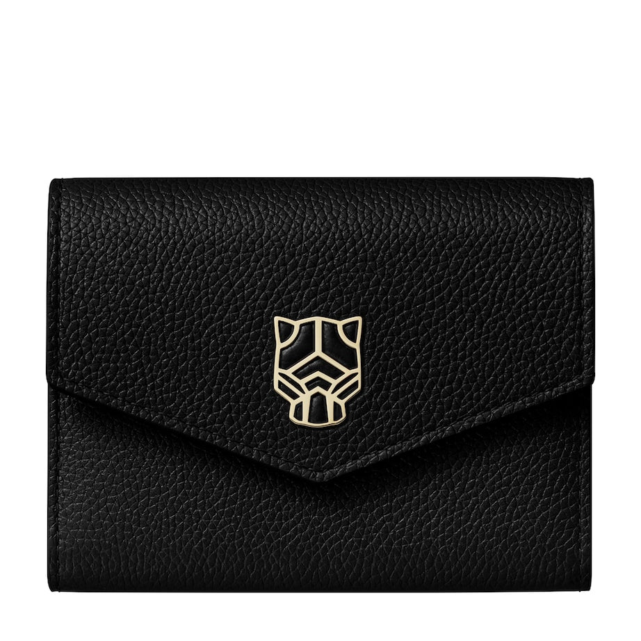 Cartier Black Mini Leather Panthère de Cartier Wallet
