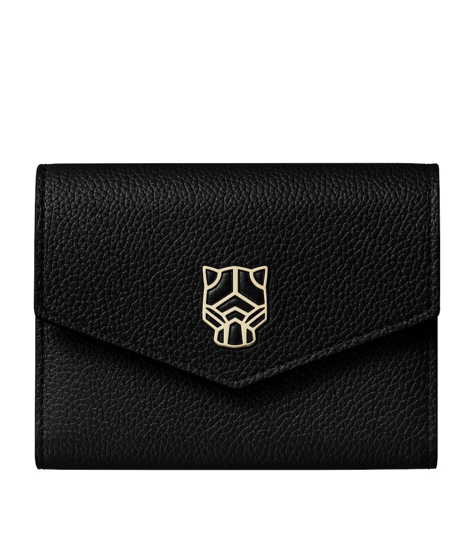 Cartier Black Mini Leather Panthère de Cartier Wallet