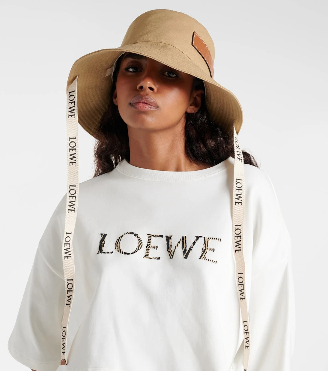 Loewe - Logo canvas bucket hat