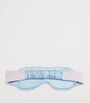 Pink Silk Daisy Medallion Jacquard Eye Mask