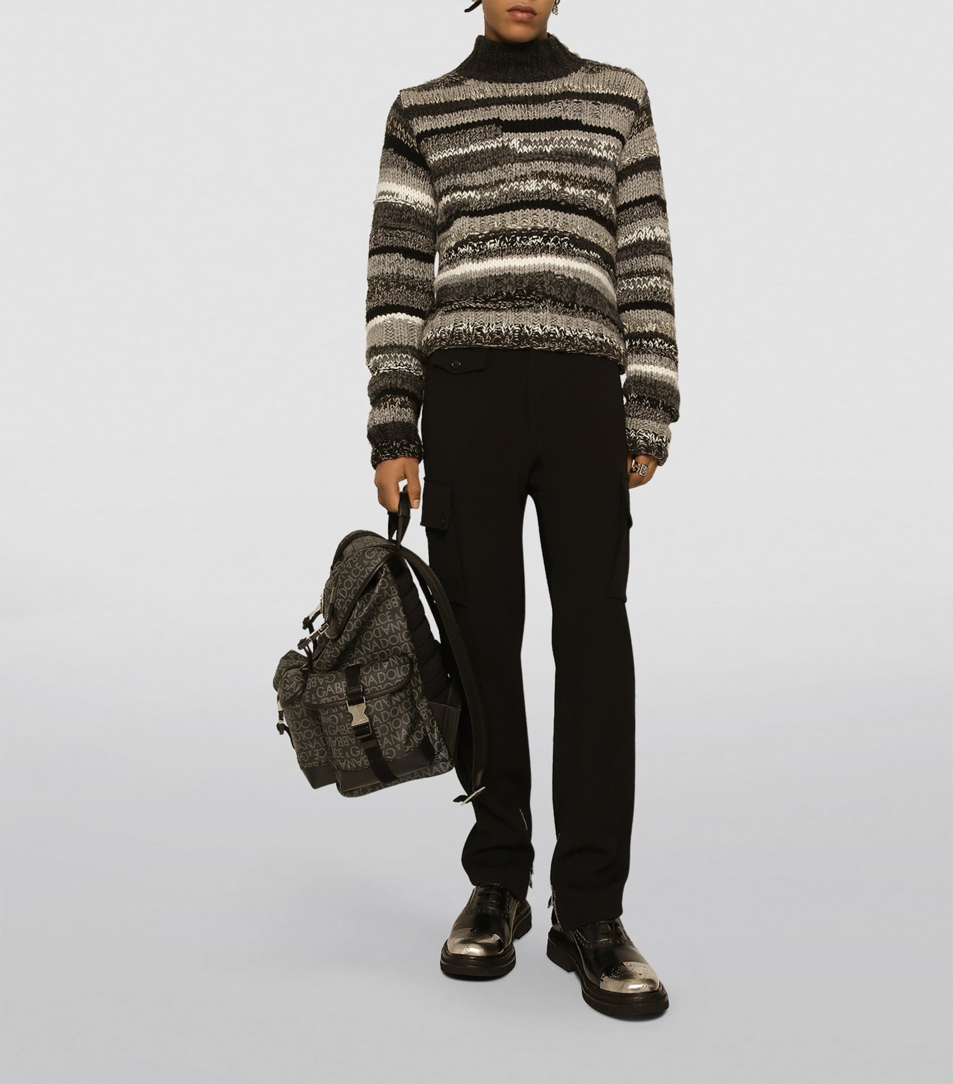 Dolce & Gabbana Logo-Plaque Backpack