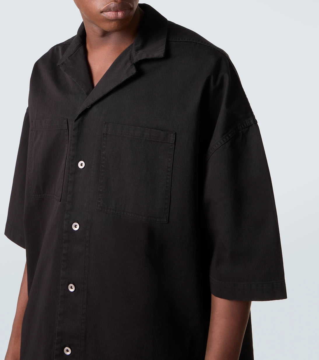 Rick Owens - Magnum Tommy oversized cotton twill shirt