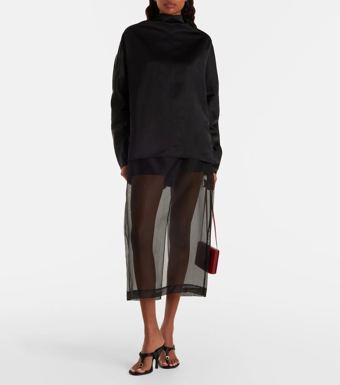 Herbert Levine - Kiss And Tell satin thong sandals