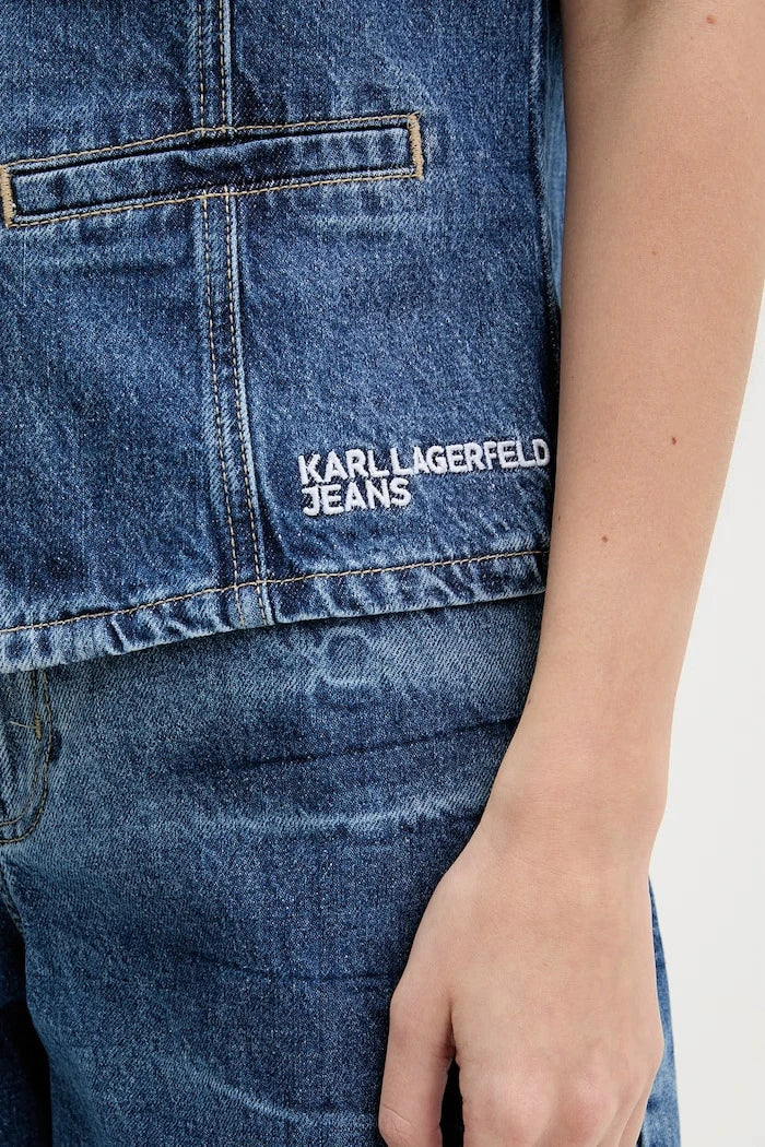 Karl Lagerfeld Jeans елек женски деним