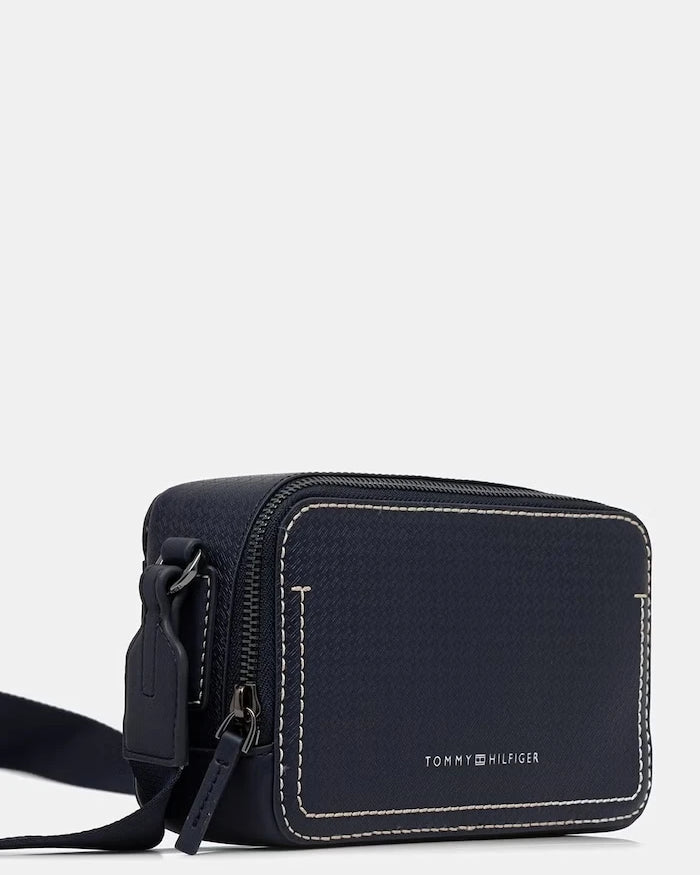 Tommy Hilfiger erkek suni deri omuz çantası
