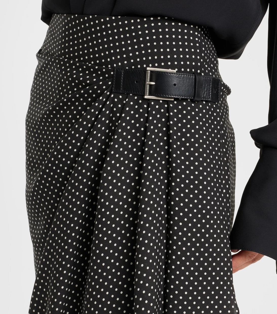 Tom Ford - Polka-dot silk midi skirt