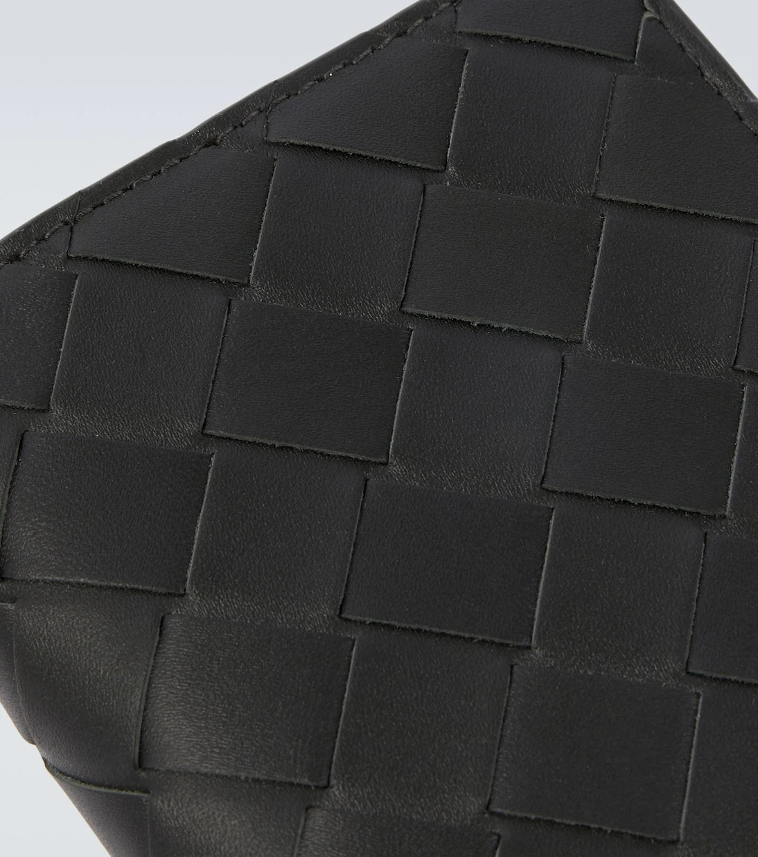 Bottega Veneta - محفظة جلدية بتقنية Intrecciato
