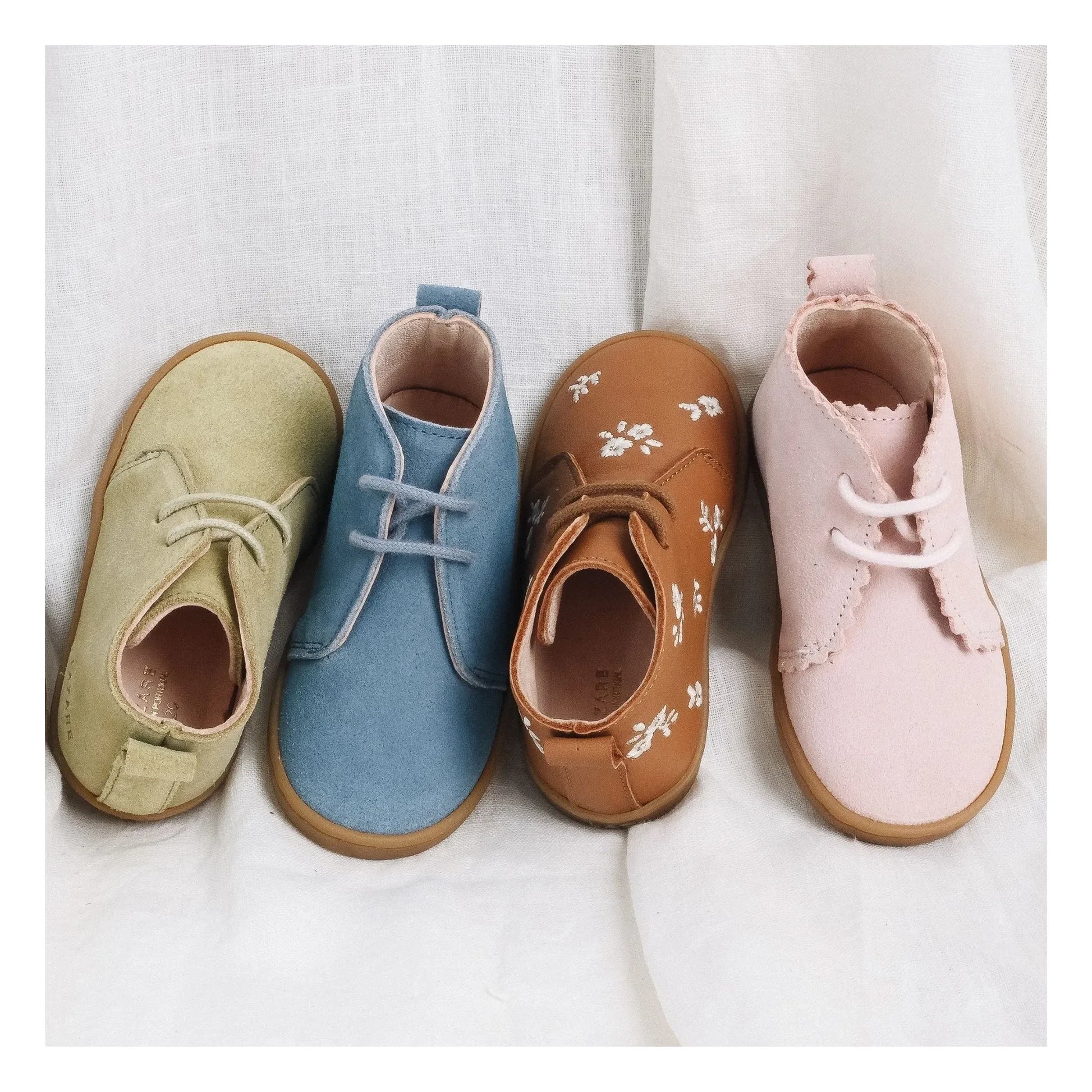 Lazare - Raoul Fleurs Lace-up Sneakers | Camel