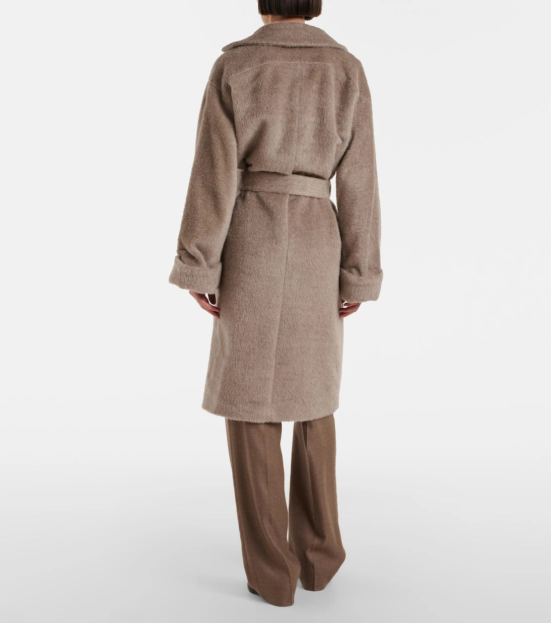 لورو بيانا - معطف ماريا الواسع من الألبكة والصوف