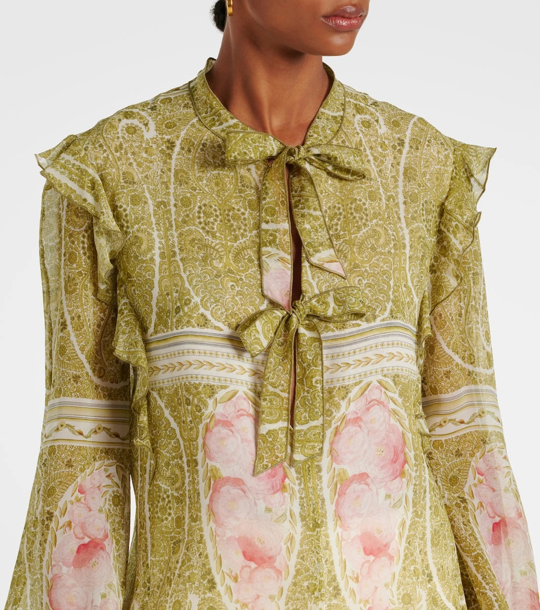 Giambattista Valli - Printed silk georgette blouse