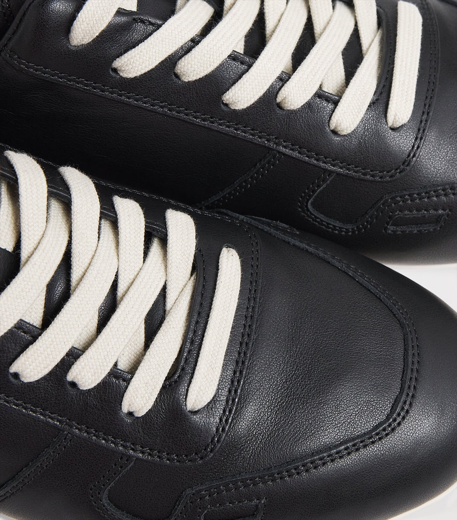Leather Minimal Low-Top Sneakers