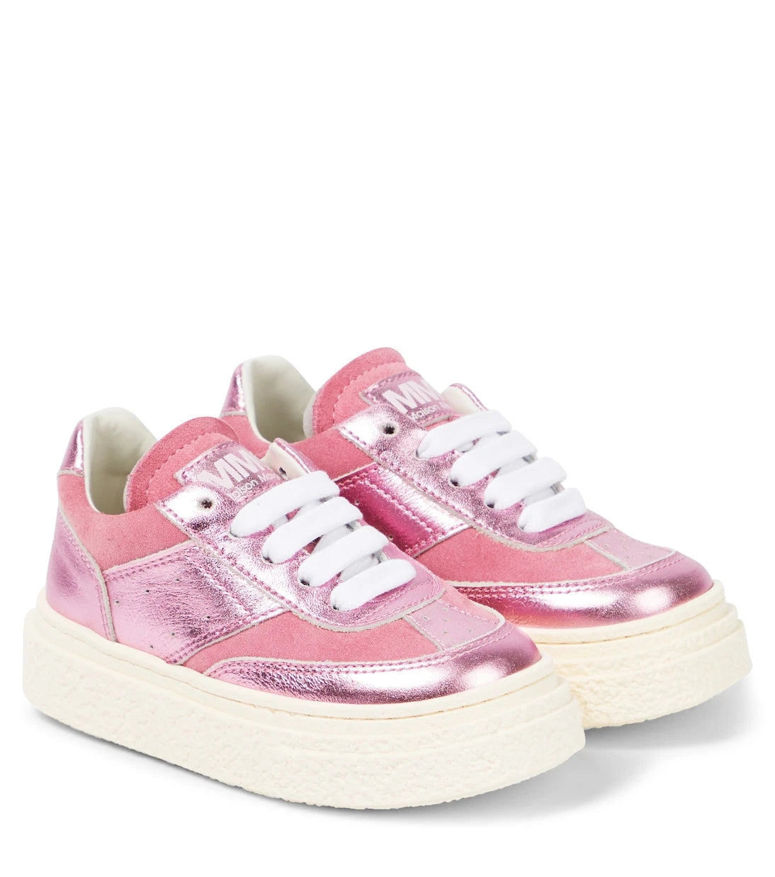 MM6 Maison Margiela Kids - Leather sneakers