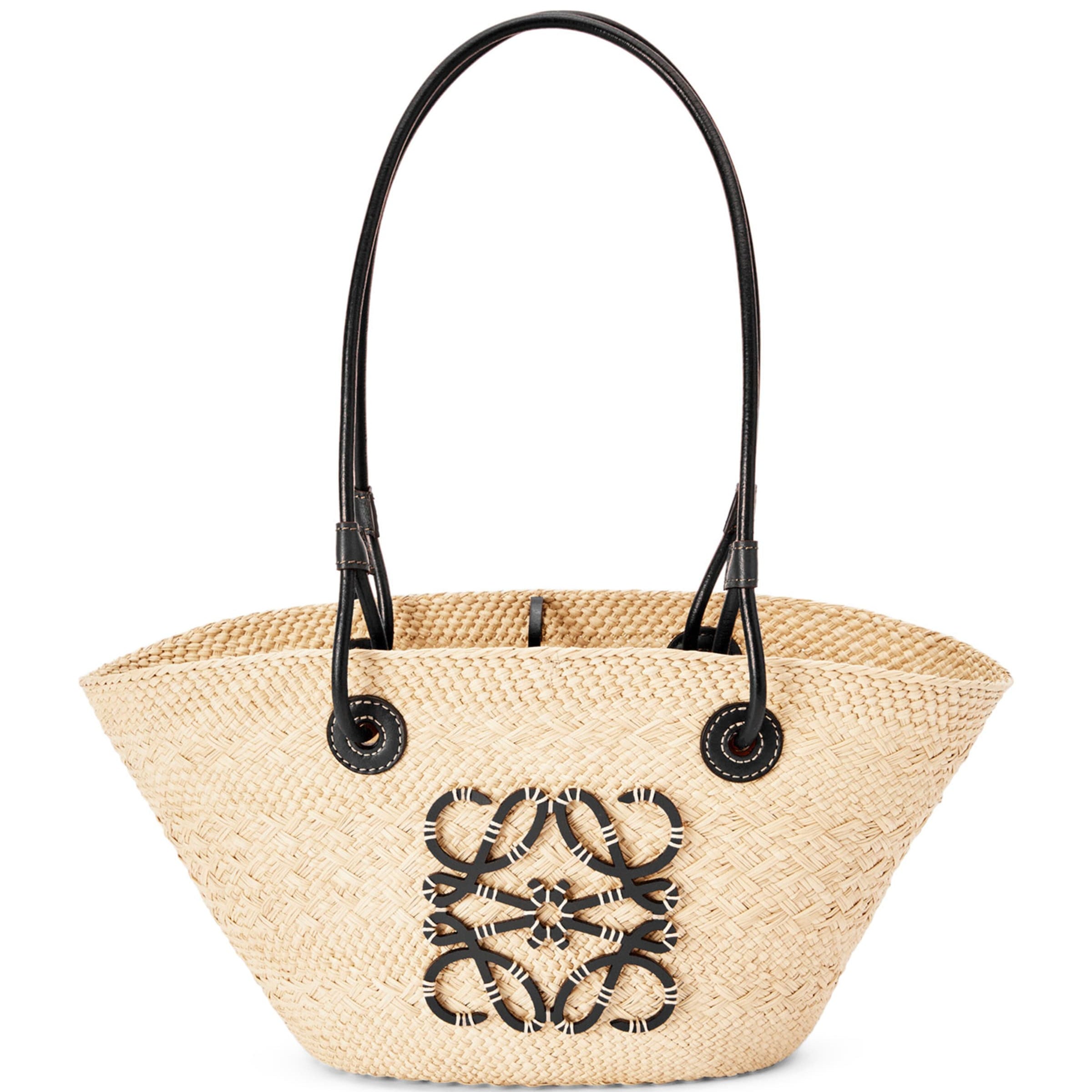 LOEWE Beige x Paula’s Ibiza Small Woven Anagram Basket Bag
