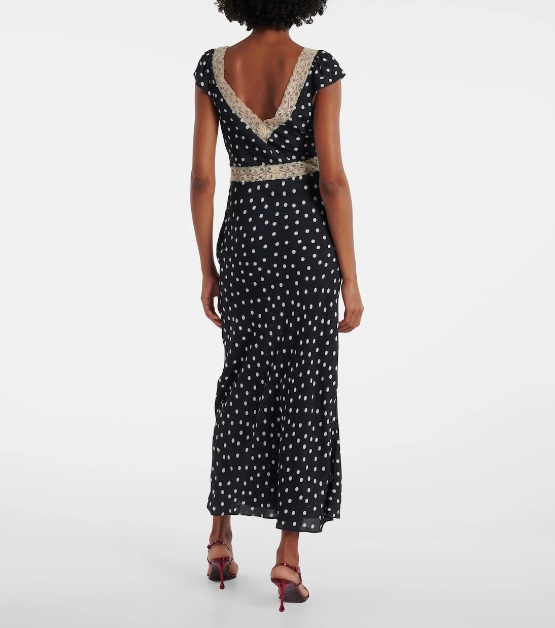 Rixo - Iggy polka-dot maxi dress