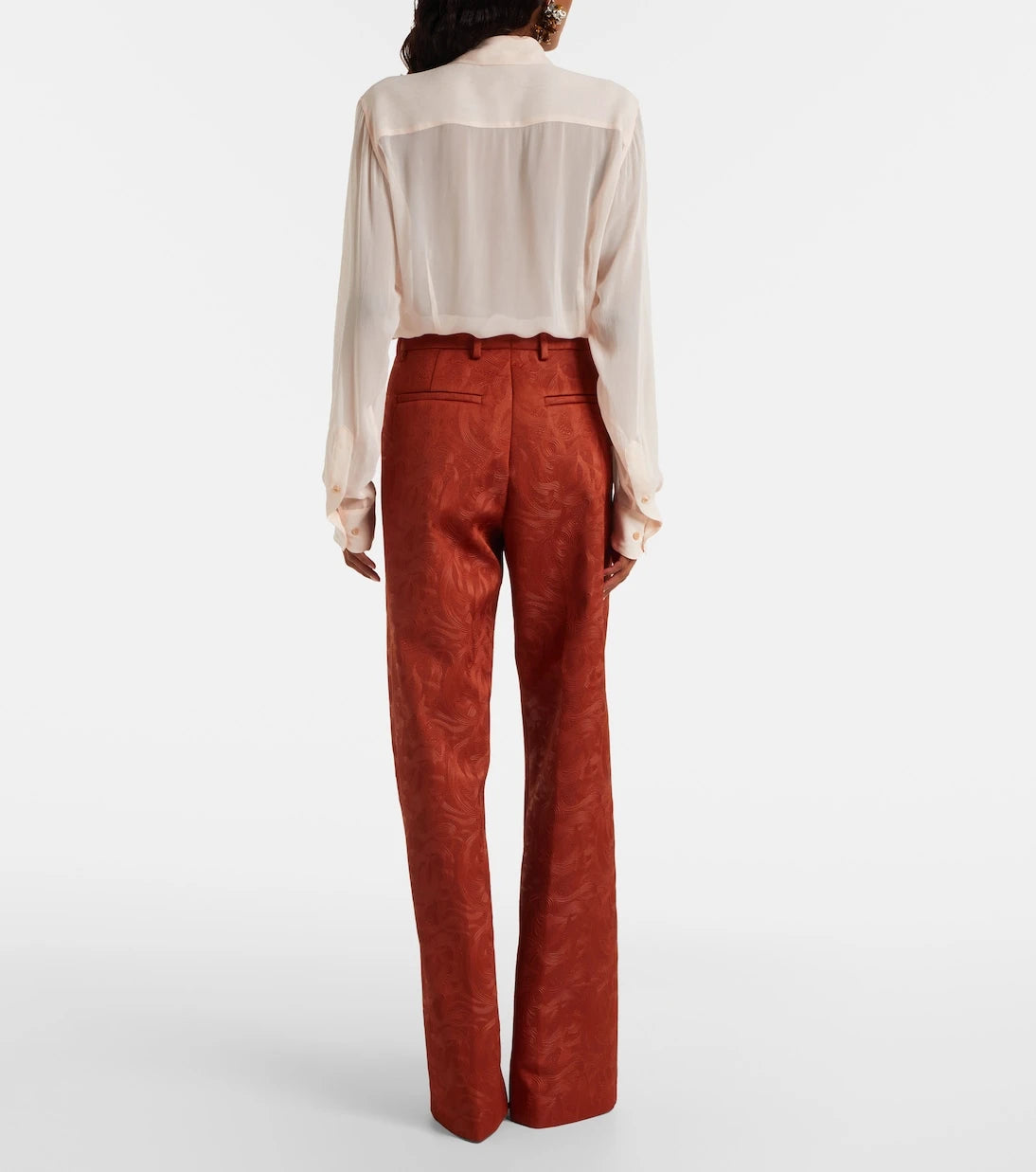 Dries Van Noten - Jacquard straight pants