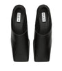Alaïa Leather Square-Toe Loafers 20