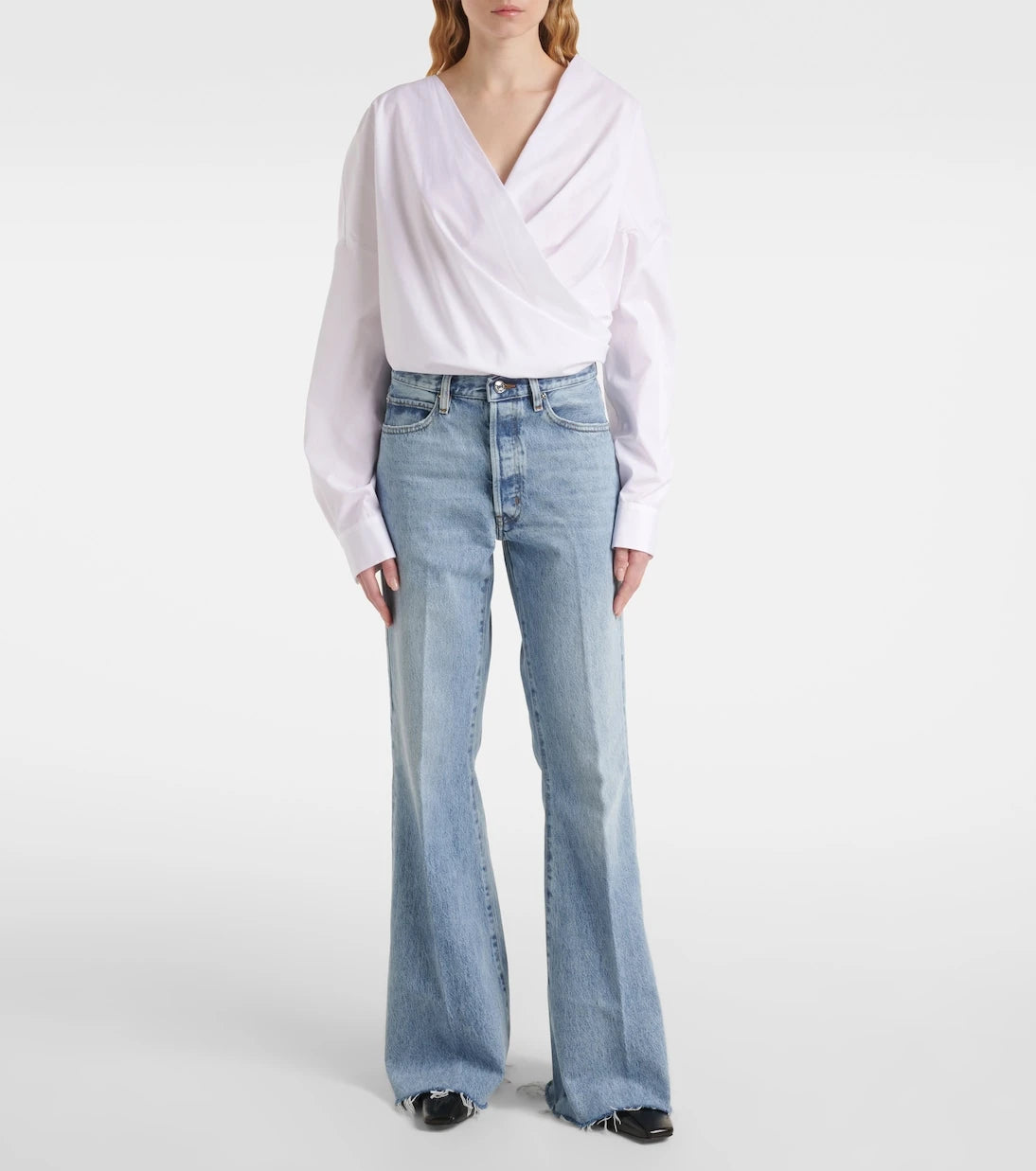 Frame - The Lax high-rise flared jeans