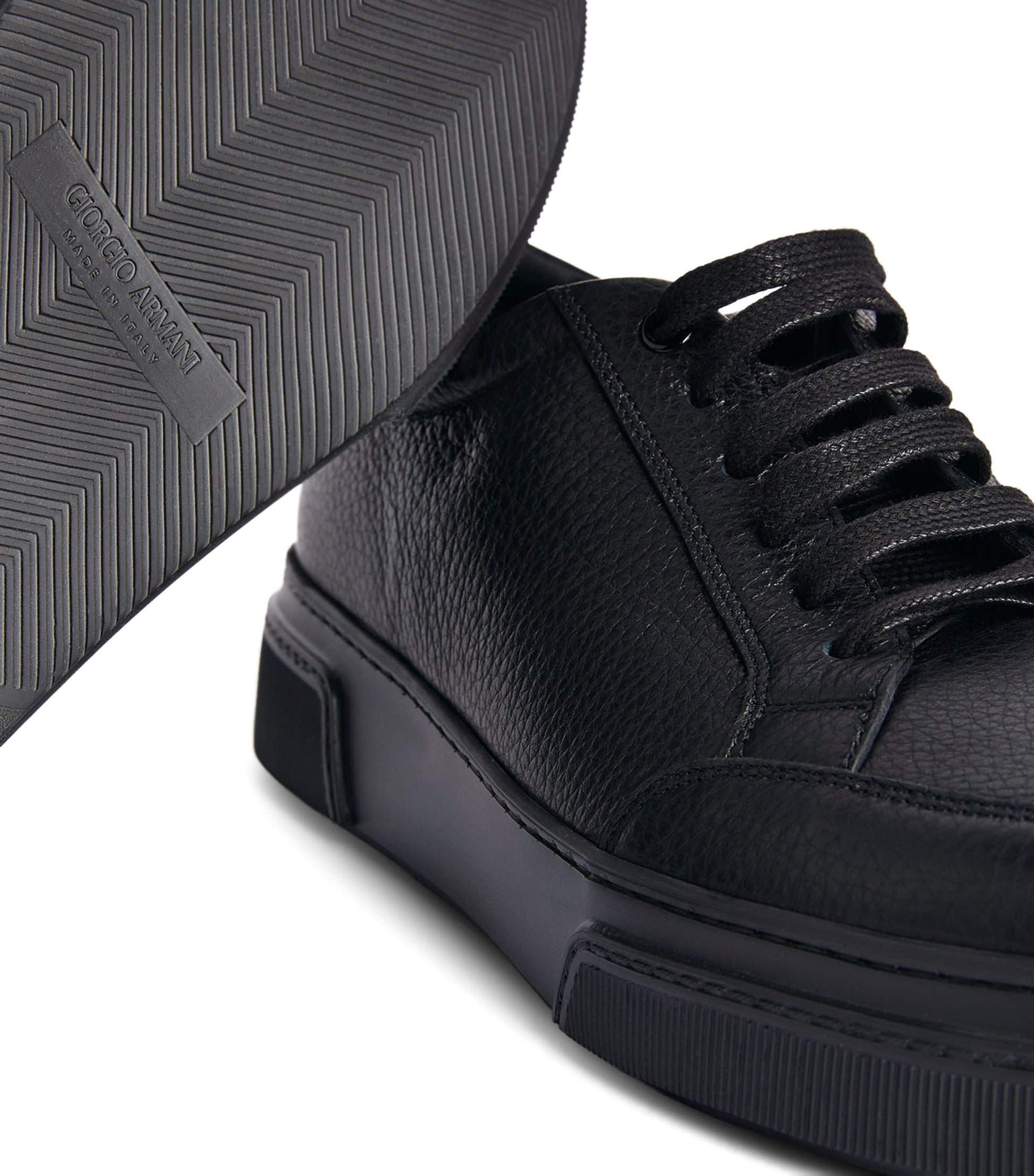 Leather Low-Top Sneakers