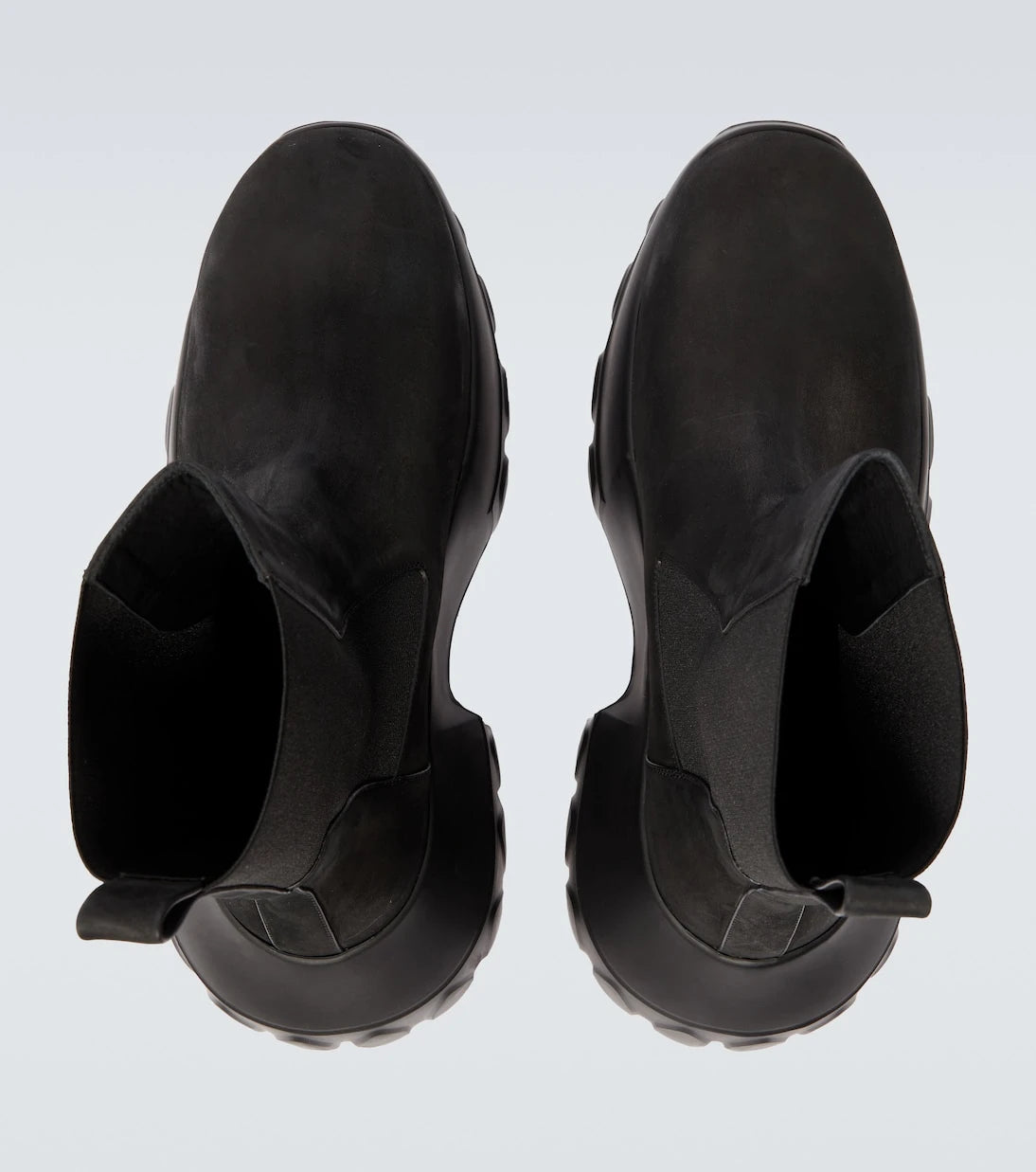 Rick Owens - Beatle Mega Tractors leather Chelsea boots