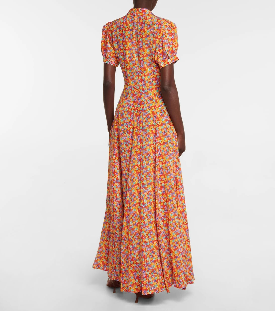 Caroline Constas - Bel floral silk crêpe maxi dress
