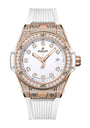 King Gold and Pavé Diamond Big Bang One Click Watch 33mm