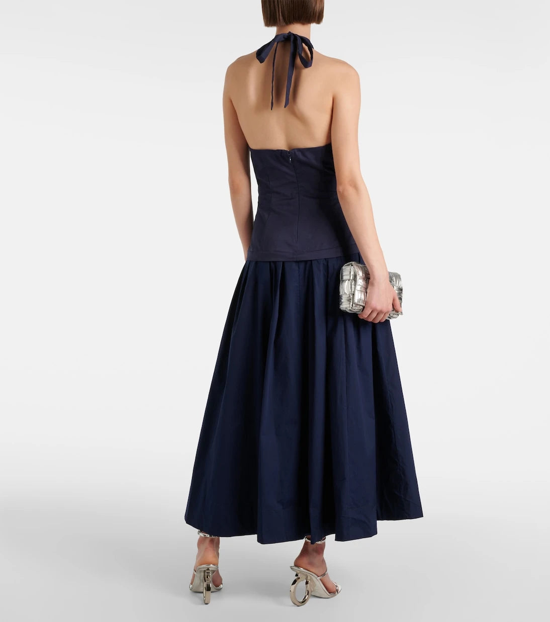 Staud - Harrington chino and poplin maxi dress