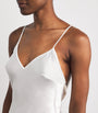 Gilda & Pearl Ivory Silk Girl Loves Pearl Long Slip Dress
