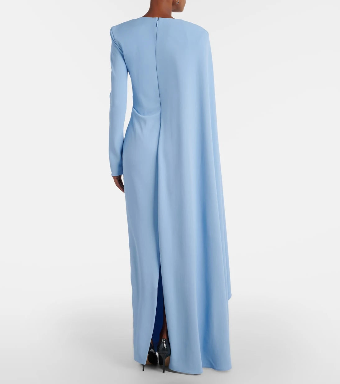 Rachel Gilbert - Dion caped draped gown