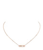 Rose Gold and Diamond Baby Move Classique Pavé Necklace