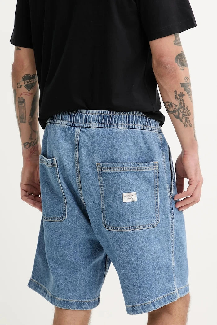 Дънков къс панталон Guess Jeans