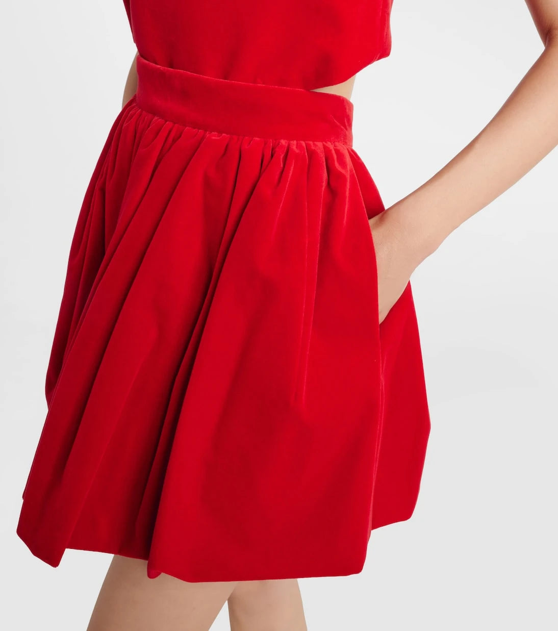 Patou - Cotton balloon miniskirt