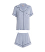 Gisele Short Pyjama Set GRAY DAWN/NAVY