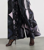 Pucci Black Silk Wide-Leg Trousers